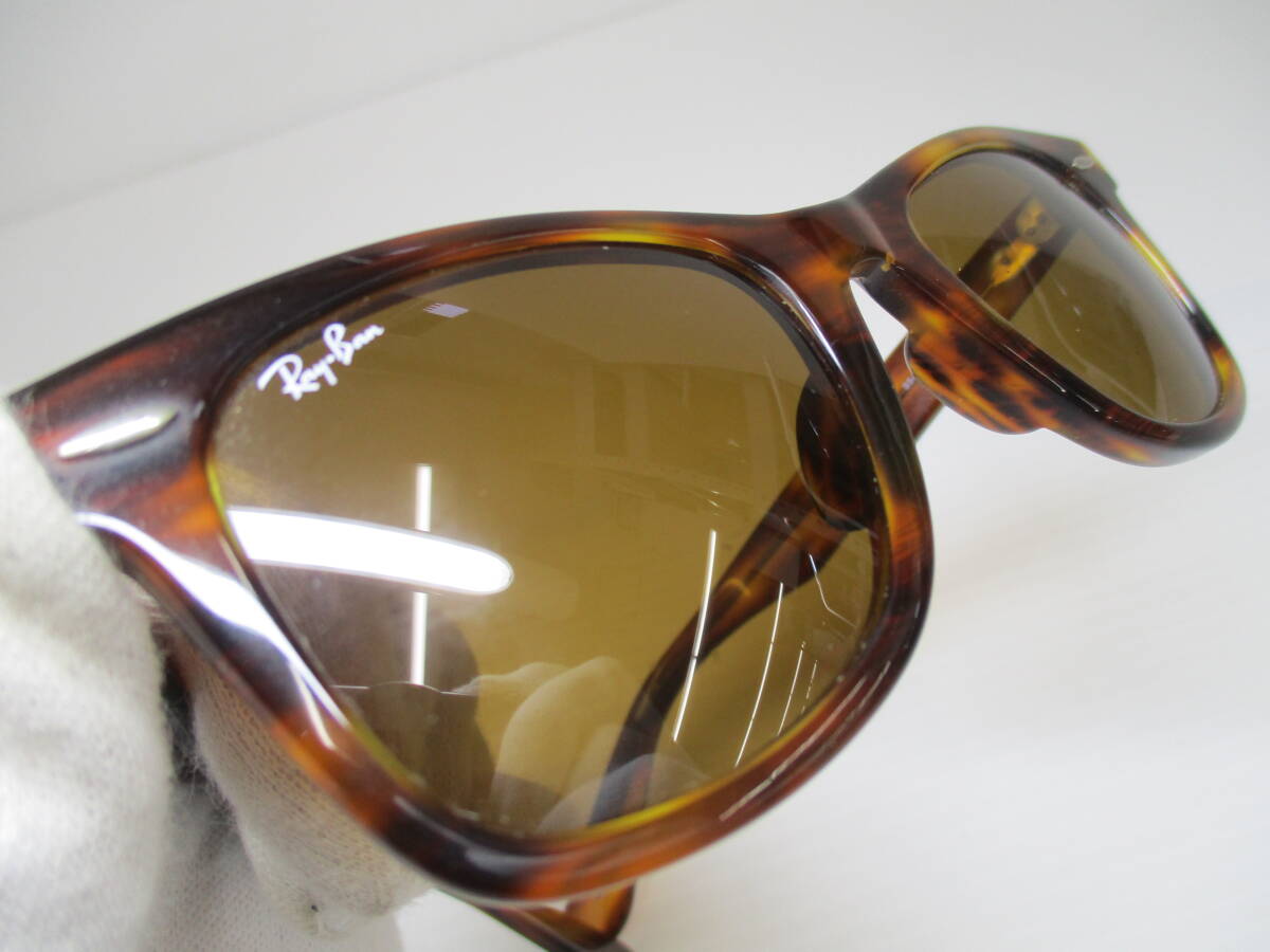 2404601-012 Ray-Ban RayBan WAYFARER Wayfarer солнцезащитные очки RB2140 панцирь черепахи рисунок с футляром 