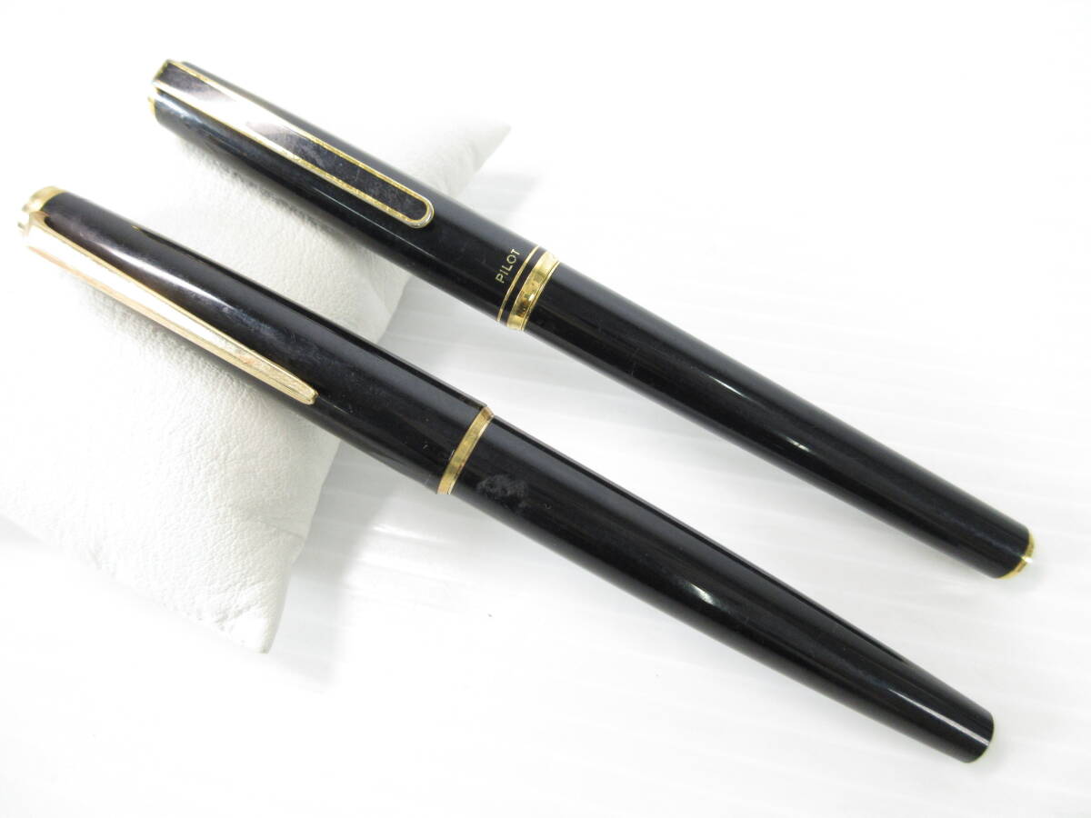 2404602-007 PILOT パイロット Elite エリート 18K/MONTBLANC モンブラン 585刻印 等 万年筆 おまとめ_画像6