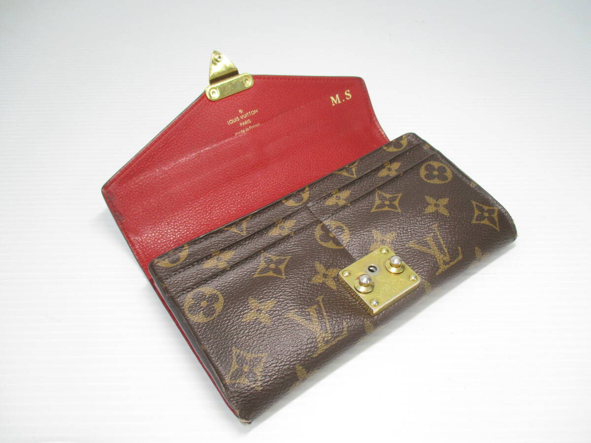  2404034-001 LOUIS VUITTON ルイヴィトン モノグラム M58414 ポルトフォイユ パラス 長財布_画像4