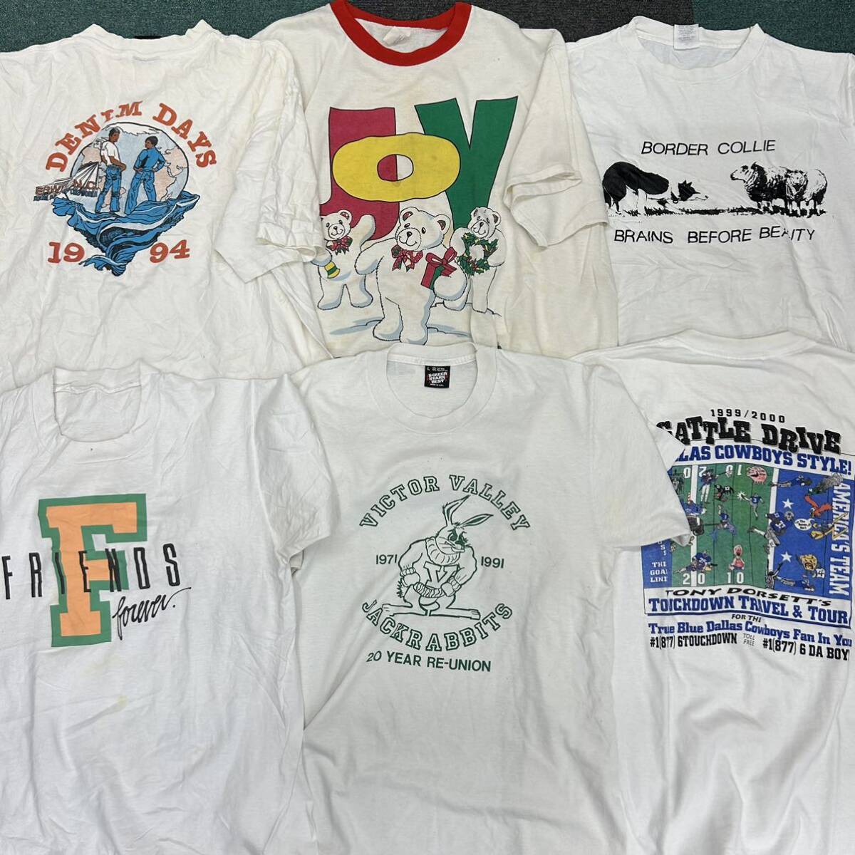 USA古着卸 まとめ売り 90年代 ビンテージTシャツ 24枚 シミ 汚れありB品 アメリカ製 米国製 ベール アソート_画像2