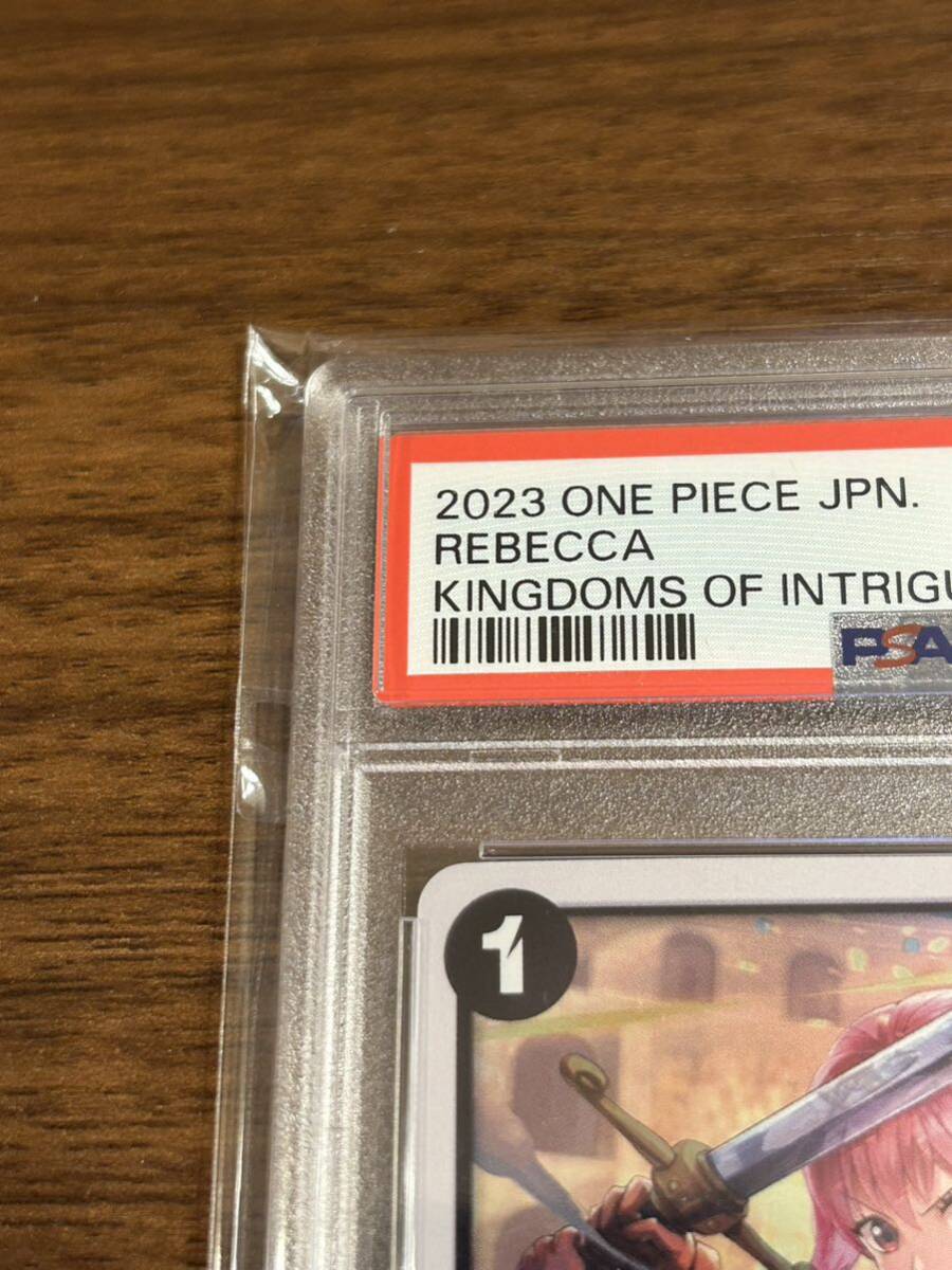 1スタ　PSA10 レベッカR ワンピースカード 1円スタート_画像2