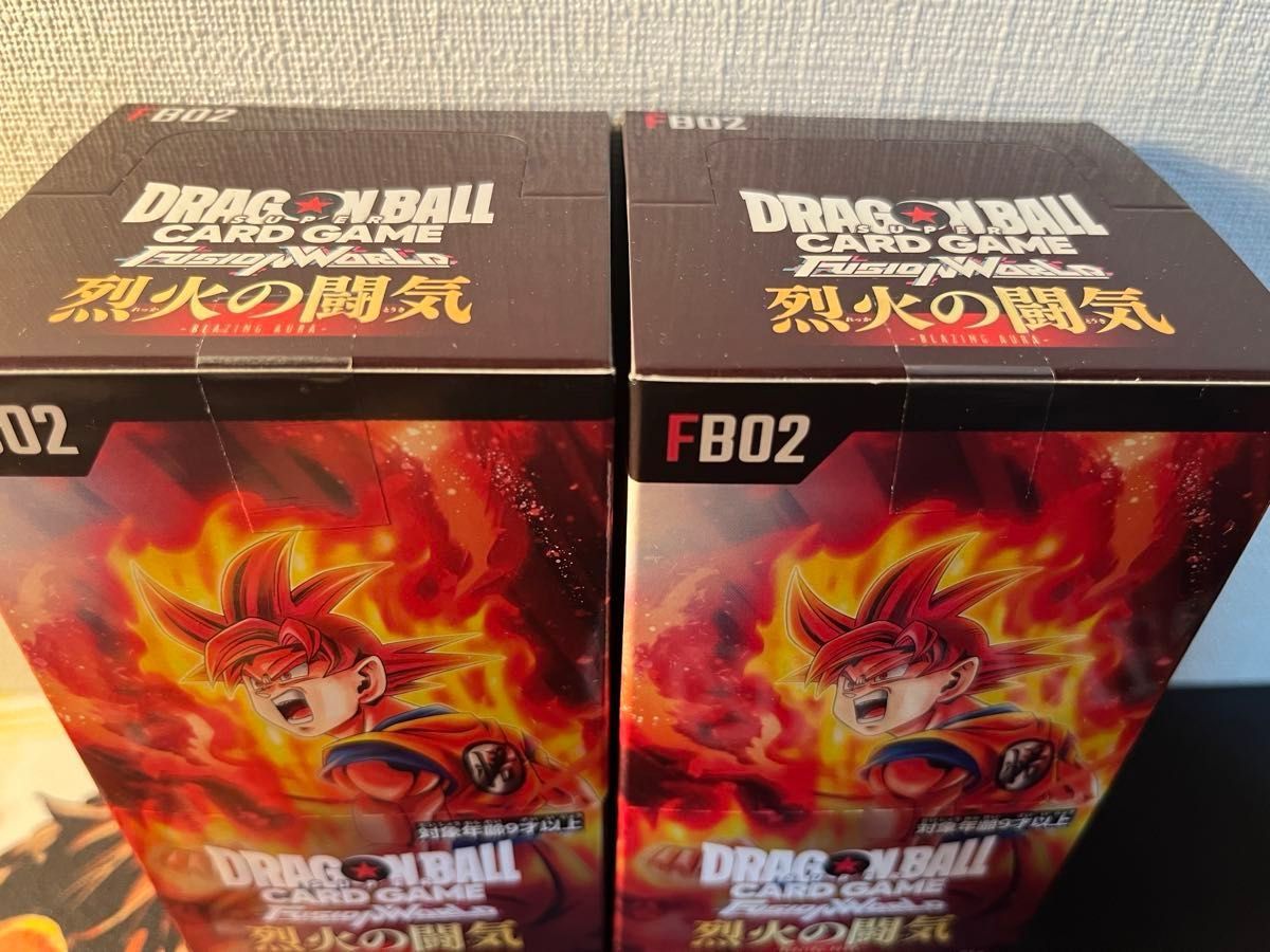 ドラゴンボール フュージョンワールド 烈火の闘気 2BOX初期テープ有