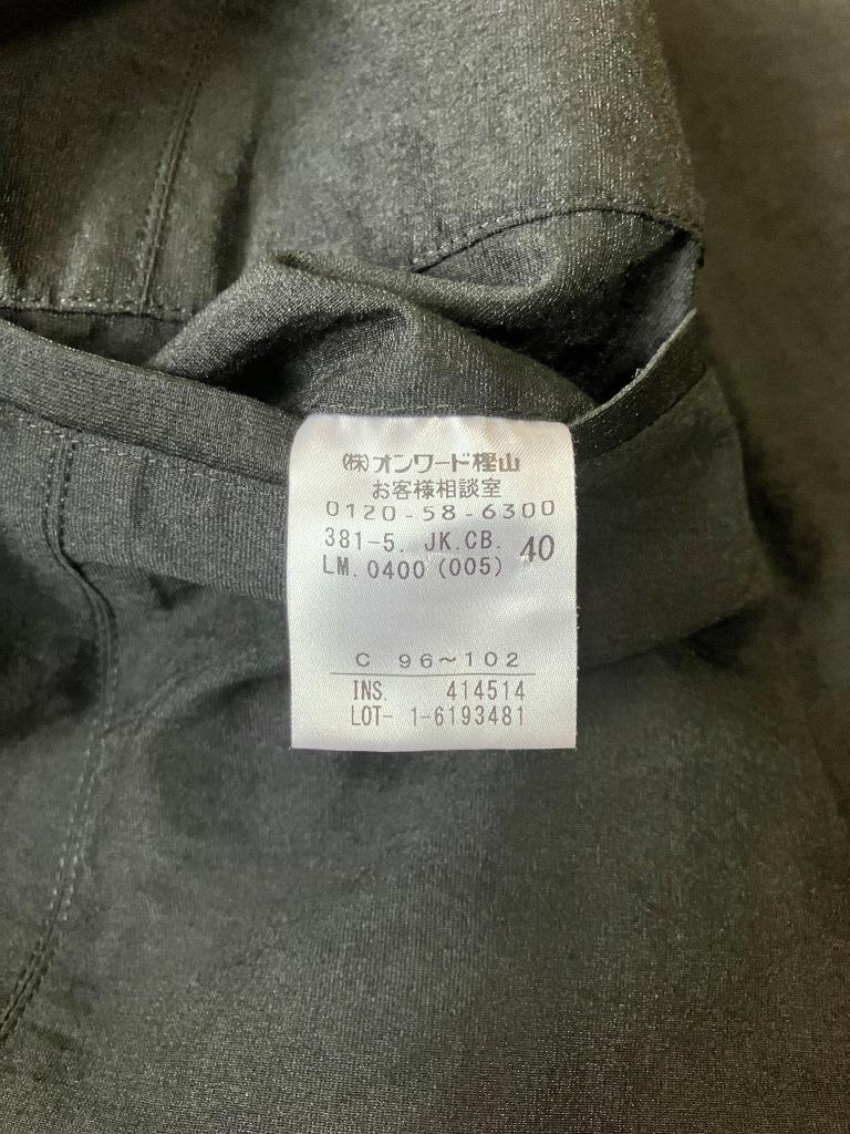 Calvin Klein テーラードジャケット ⑤ ブラック 送料込_画像4