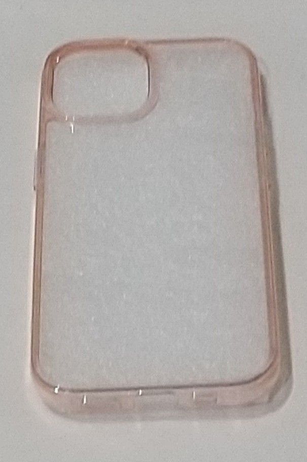 セール★iPhone15 保護ケース クリア ピンク 透明 対応 電話モデル iPhone15  6.1インチ用 傷つけ防止 美品