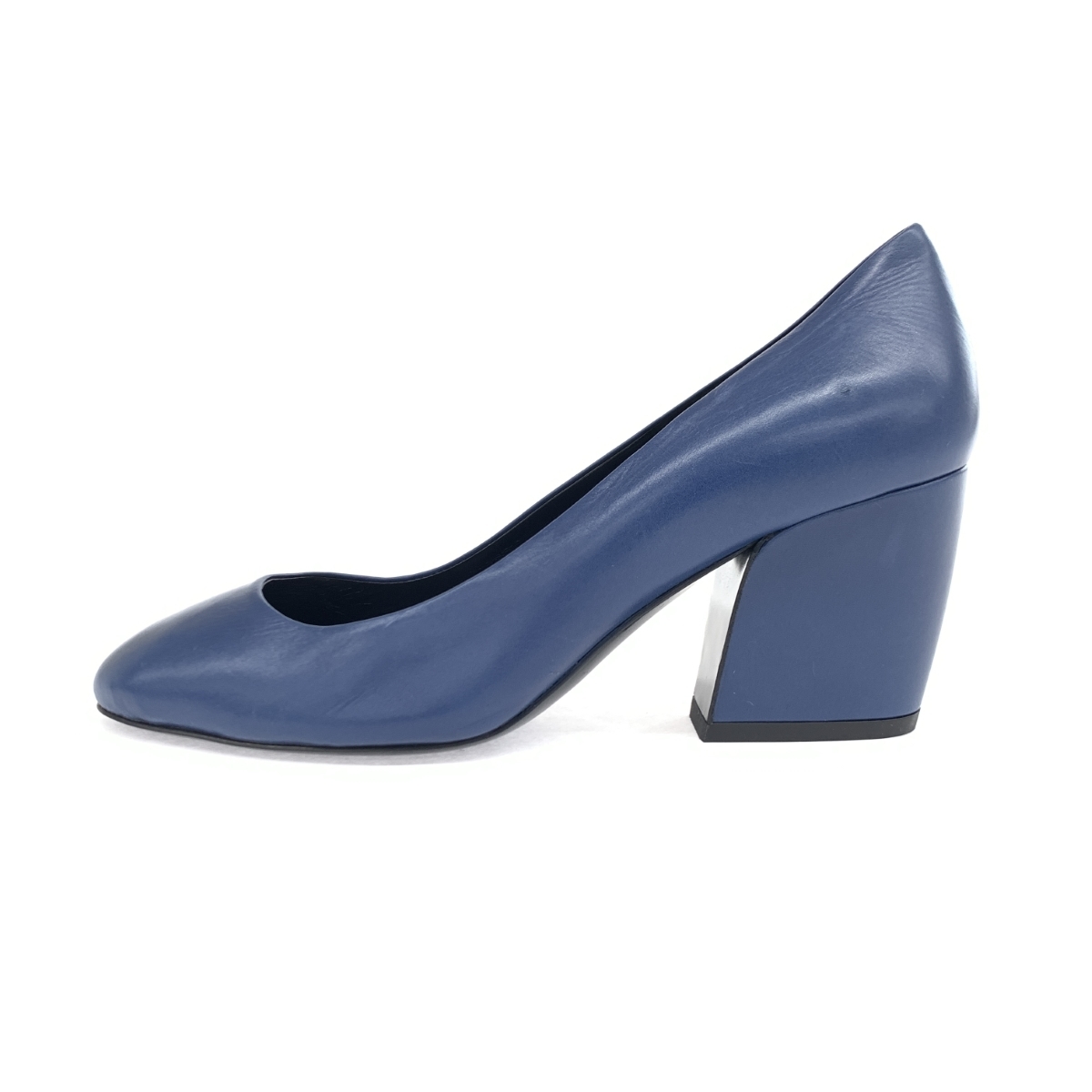  beautiful goods *Pierre Hardy Pierre a Rudy tea n key heel pumps 36 1/2* blue leather lady's shoes shoes shoes