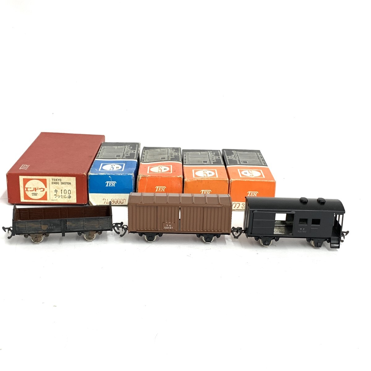  junk *TER end u russell car railroad model *ki100&wam90000/waf35000/ tiger 45000/wam80000 black collection hobby train 