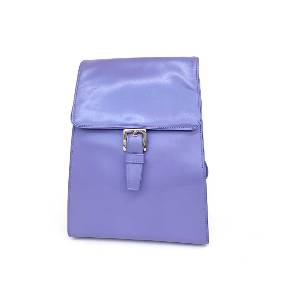 хороший *DKNY Donna Karan New York рюкзак * лиловый кожа женский рюкзак bag сумка 