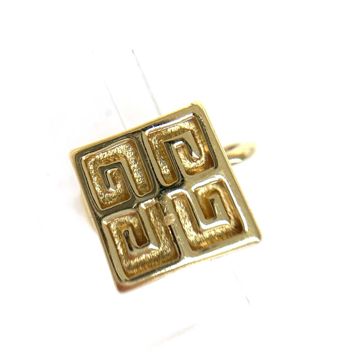  хороший *GIVENCHYji van si. серьги * Gold цвет 4G Logo женский Vintage accessory аксессуары 