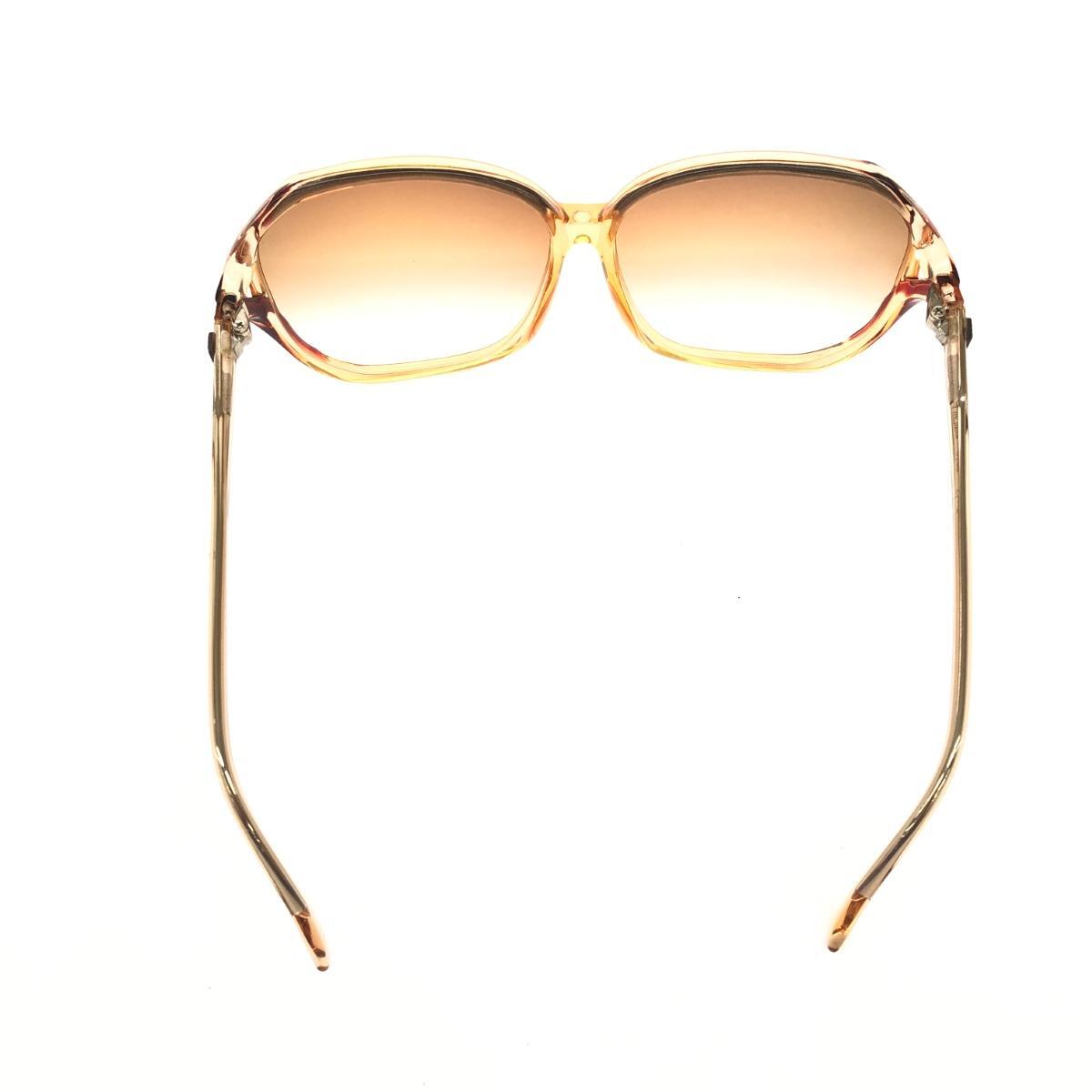 ◆Chic Mode シックモード ヴィンテージ サングラス◆ ブラウン グラデーション レディース メガネ 眼鏡 サングラス sunglasses 服飾小物_画像3