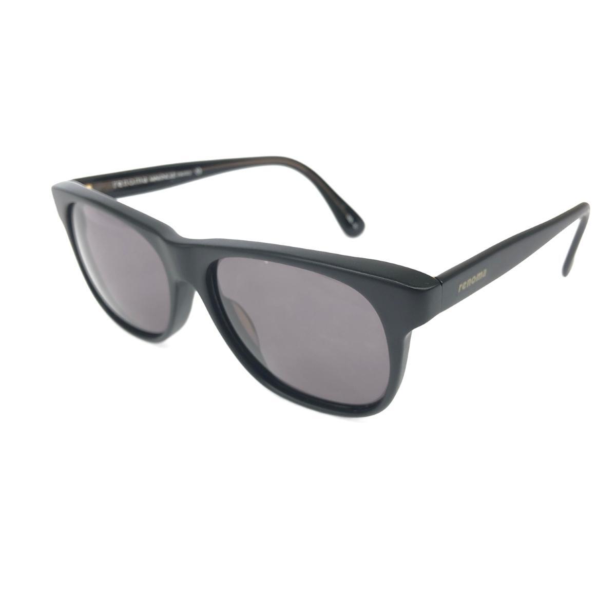良好◆RENOMA レノマ ヴィンテージ サングラス◆20-531 ブラック ウェリントン型 ユニセックス サングラス sunglasses 服飾小物_画像1