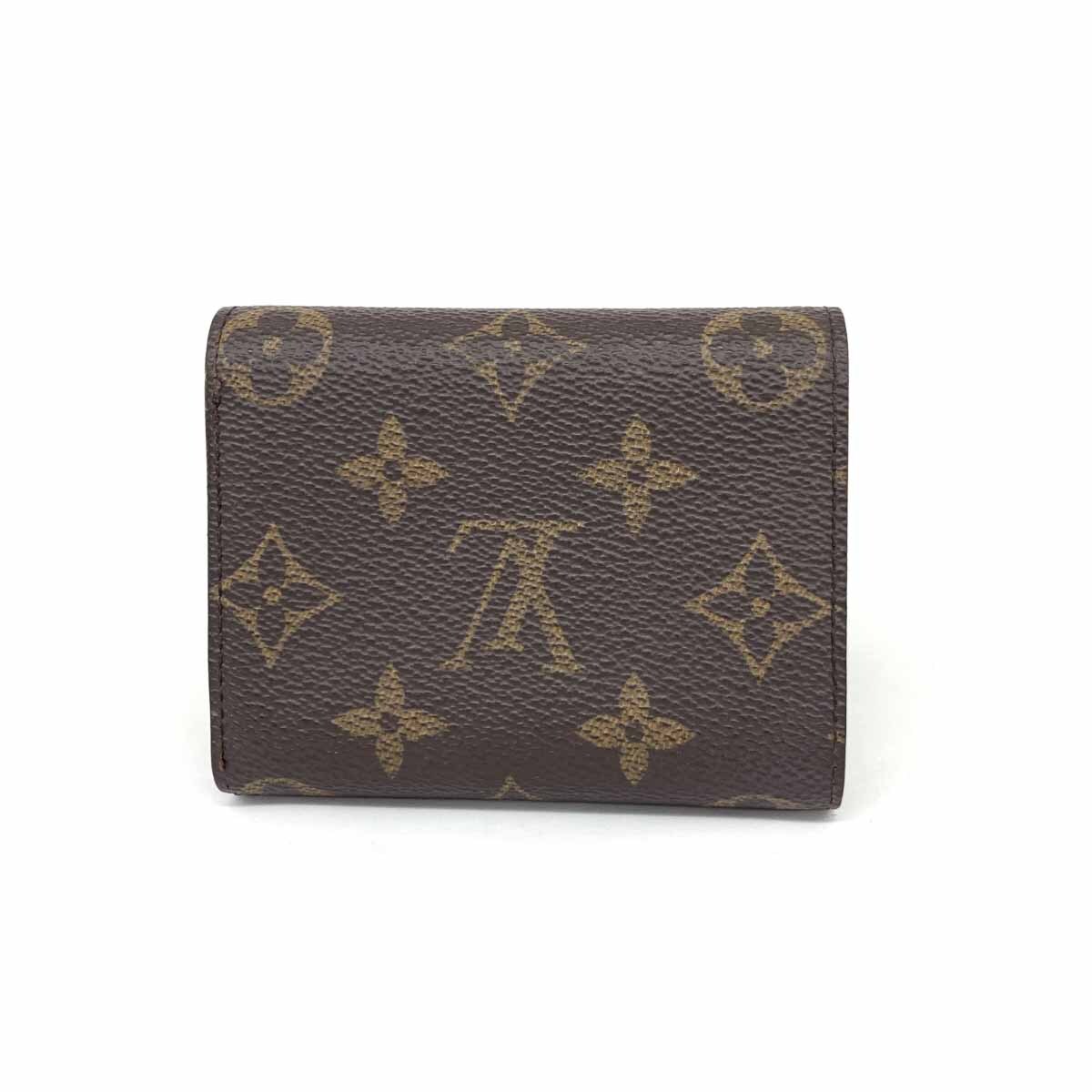 ◆LOUIS VUITTON ルイヴィトン ポルトフォイユエレーヌ モノグラム 三つ折り財布◆M60253 MI1176 ブラウン レザー レディース_画像2