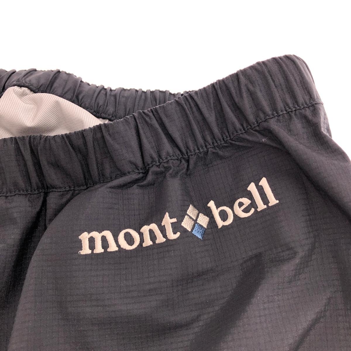 *mont-bell Mont Bell дождь Dan sa- брюки размер L* черный Gore-Tex мужской низ непромокаемая одежда 