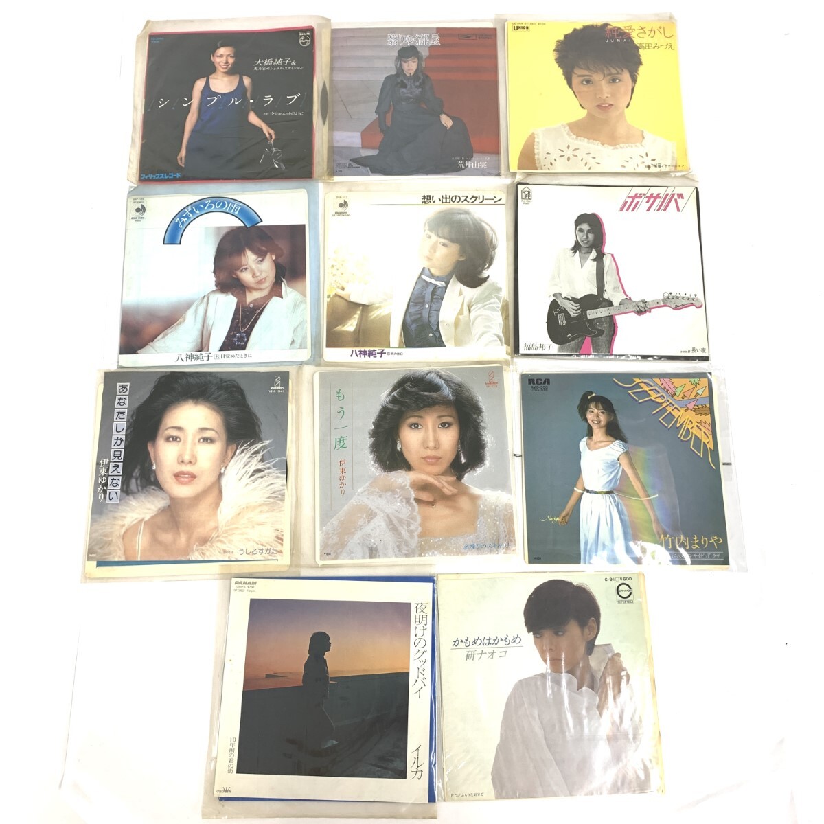 ジャンク品◆ジャパニーズポップス EP レコード まとめ ◆40枚 レトロ 昭和 西城秀樹 さだまさし 松山千春　ピンクレディー_画像5