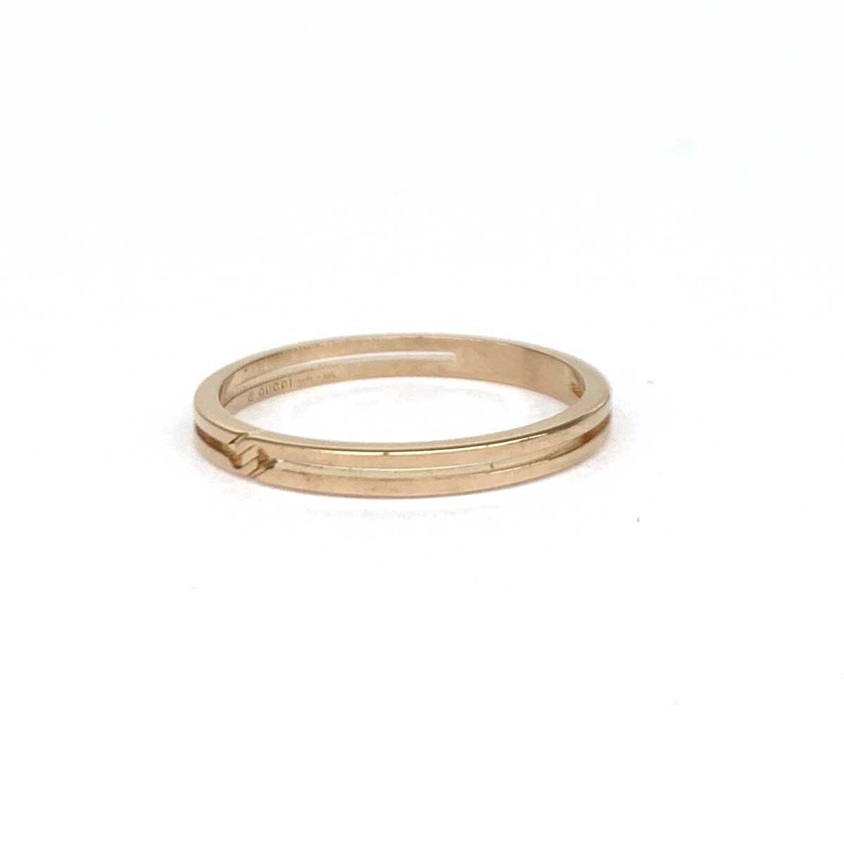 美品◆GUCCI グッチ インフィニティリング K18リング ◆ ゴールドカラー K18PG レディース 総重量:1.9g 指輪 ring jewelry ジュエリー_画像2