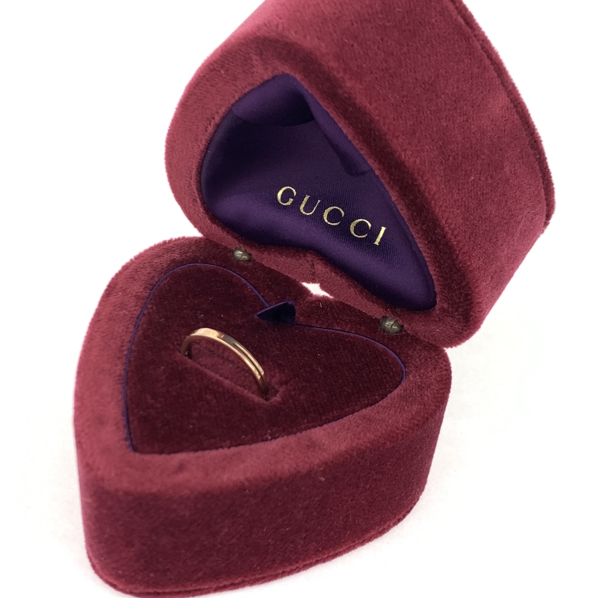 美品◆GUCCI グッチ インフィニティリング K18リング ◆ ゴールドカラー K18PG レディース 総重量:1.9g 指輪 ring jewelry ジュエリー_画像8