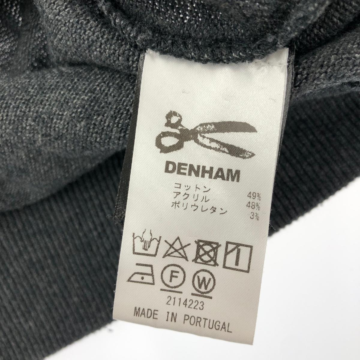 ◆DENHAM デンハム ニット S◆ グレー メンズ トップス JV RAGLAN CREW CF J チャコール_画像5