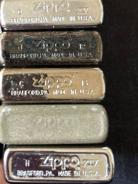 【ジャンク】ZIPPO オイルライター 7こ　_画像2