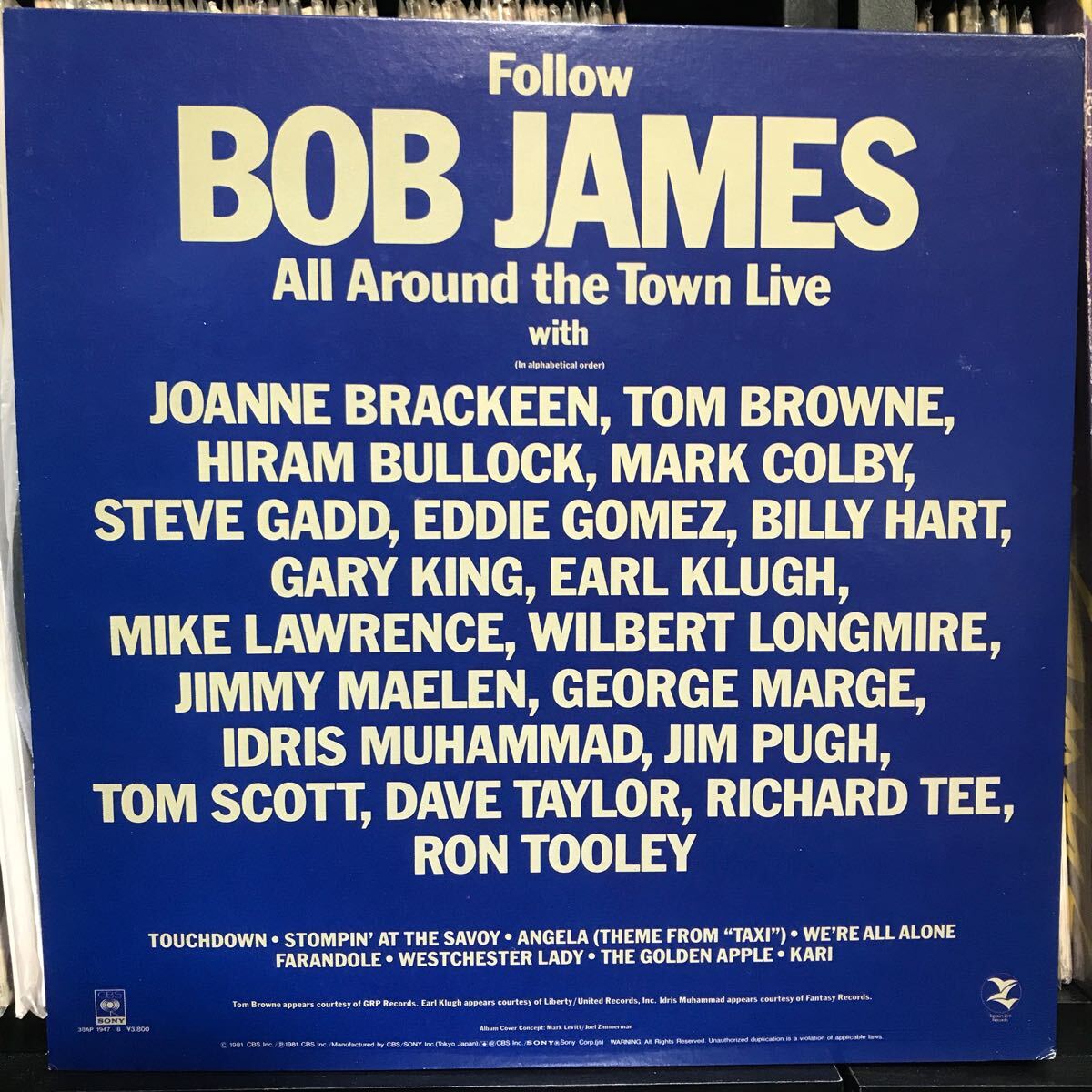 Bob James / All Around The Town 日本盤 LP_画像2