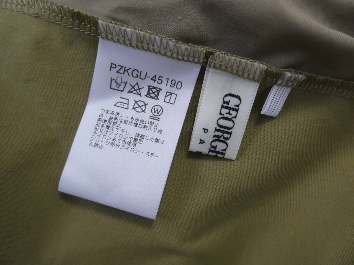  new goods *20,900 jpy * Georges * Rech [...] comfort ..* back pleat cut and sewn easy size M~L present goods khaki GEORGES RECH