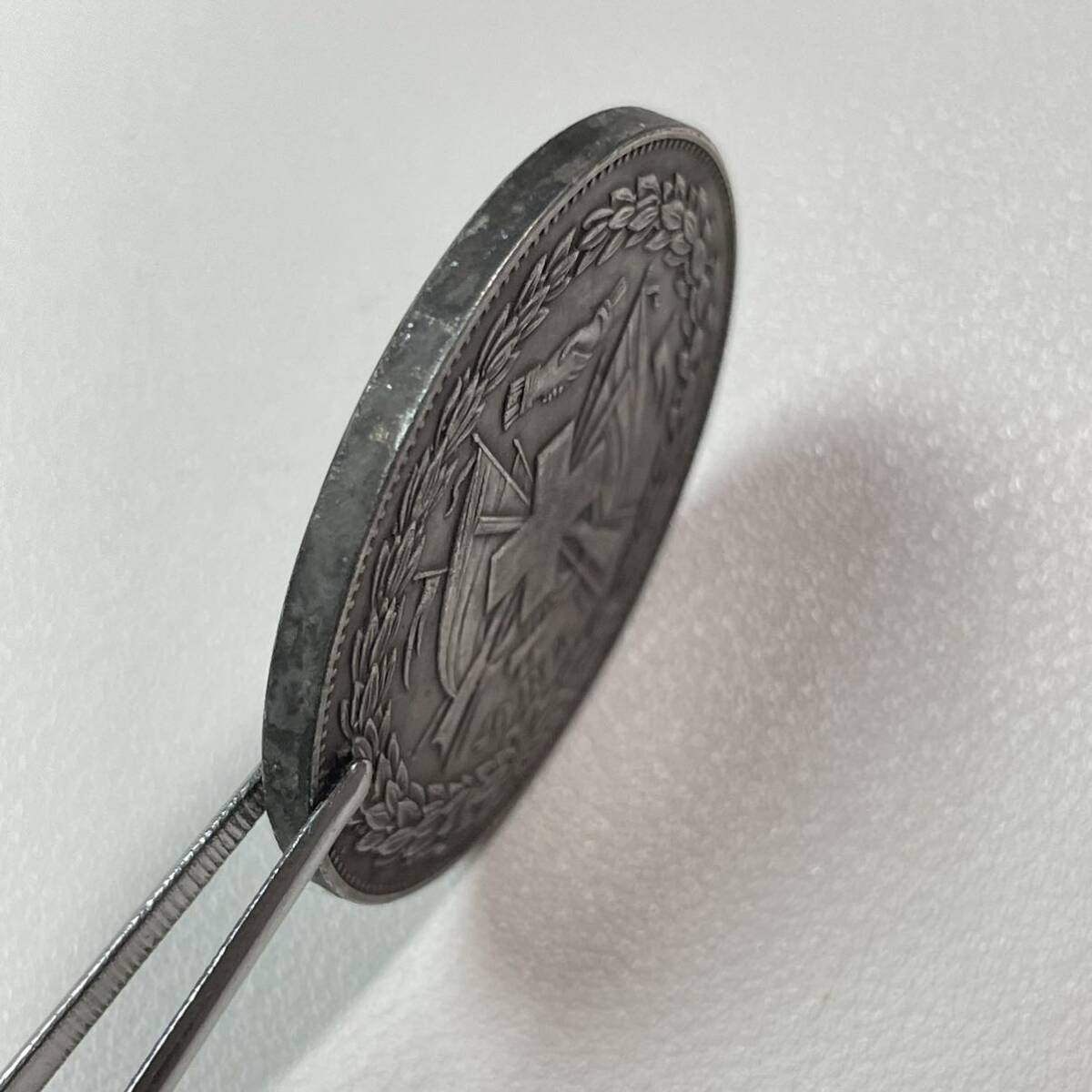 スイス 硬貨 古銭 射撃祭シリーズ 1847年 グラールス グラルス 40バッツェン コイン 重27.22g 銀貨 の画像3
