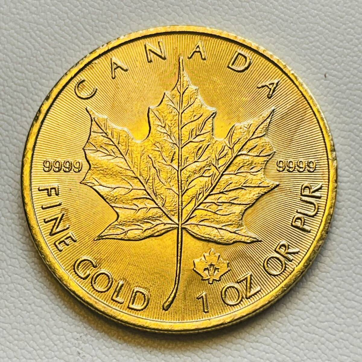 カナダ 硬貨 古銭 英連邦 2020年 エリザベス2世 メープル サトウカエデ 国章 記念幣 コイン 重10.51gの画像1
