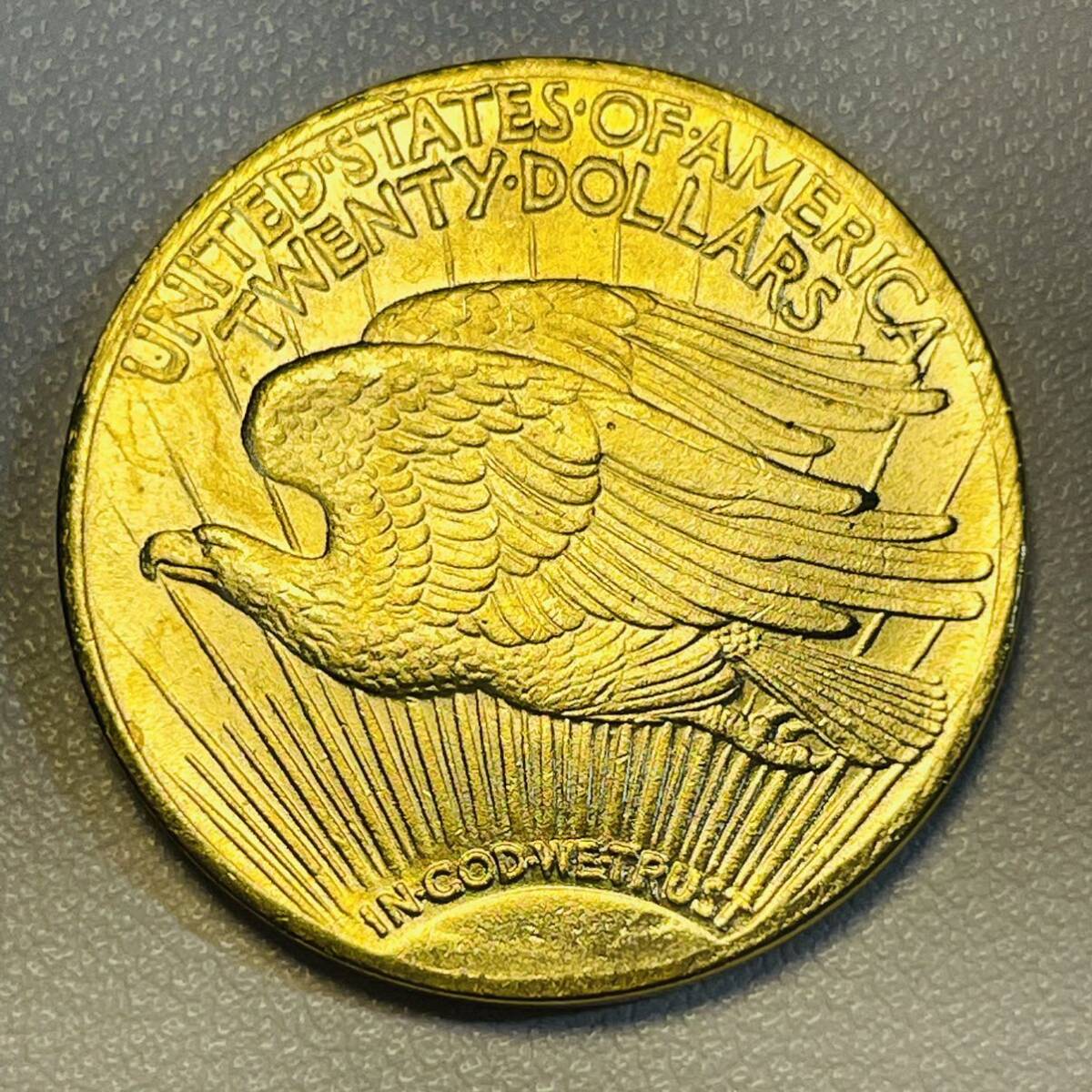 アメリカ 硬貨 古銭 自由の女神 1932年 国会議事堂 トーチ オリーブ 太陽 ワシ コイン 重17.29g_画像2
