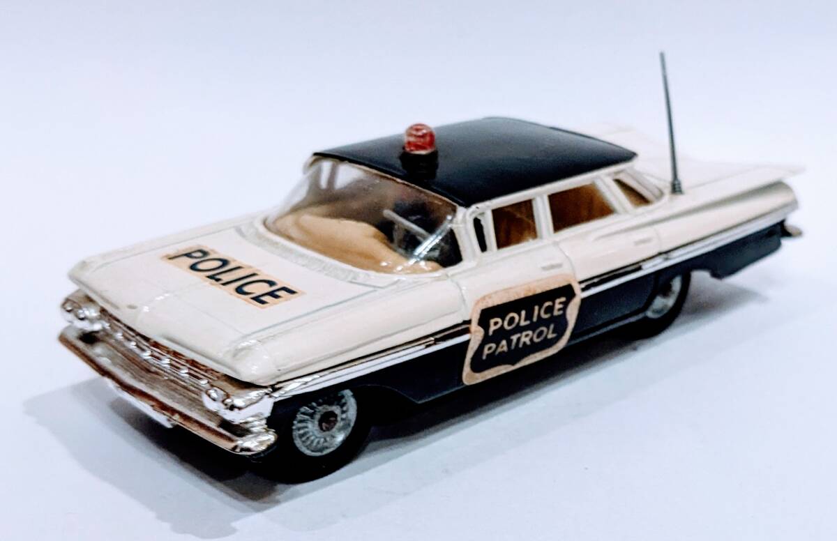 60年代　英コーギー　シボレー・インパラ　ポリスカー　POLICE PATROL　パトロールカー_画像1