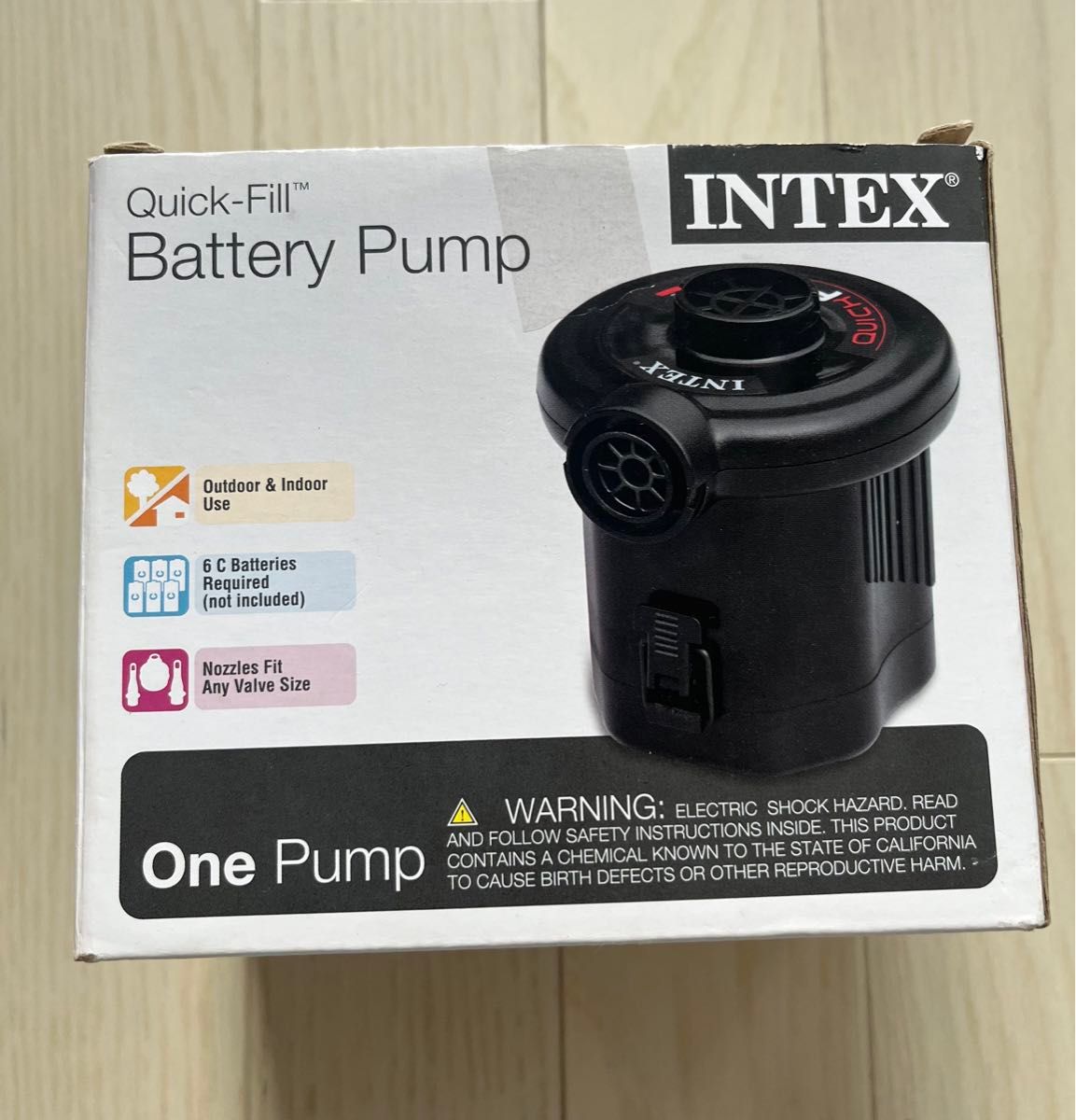 INTEX  インテックス クイックフィル　バッテリーポンプ 乾電池式