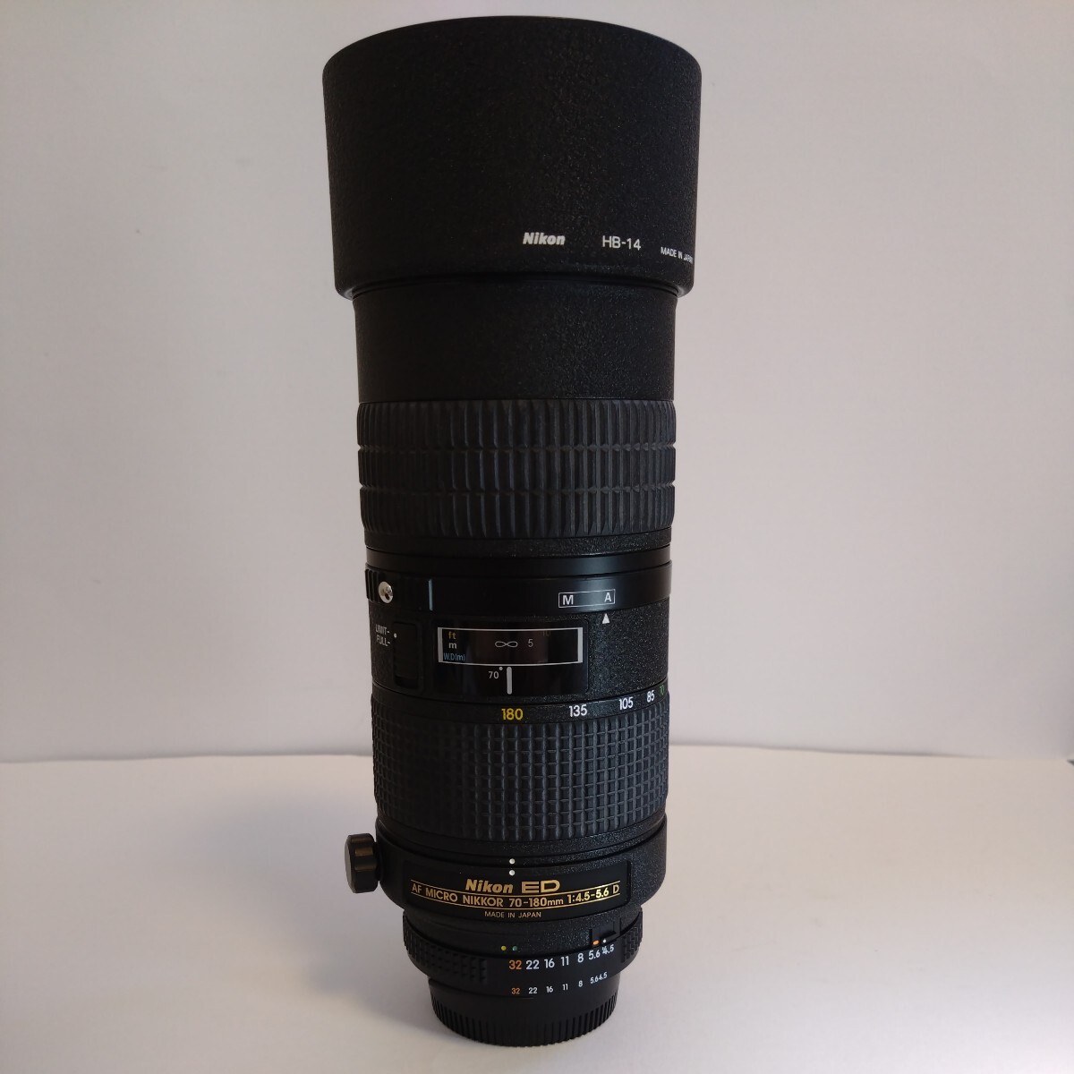 Nikon ED AF MICRO NIKKOR 70-180mm 1:4.5-5.6 D ニコン一眼レフ用カメラレンズ 中古 防湿庫保管の画像9