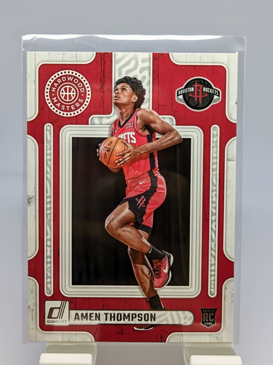 【1円スタート】Amen Thompson RC - 2023-24 Panini Donruss Hardwood Masters Rookie / Rockets アメン・トンプソンの画像1