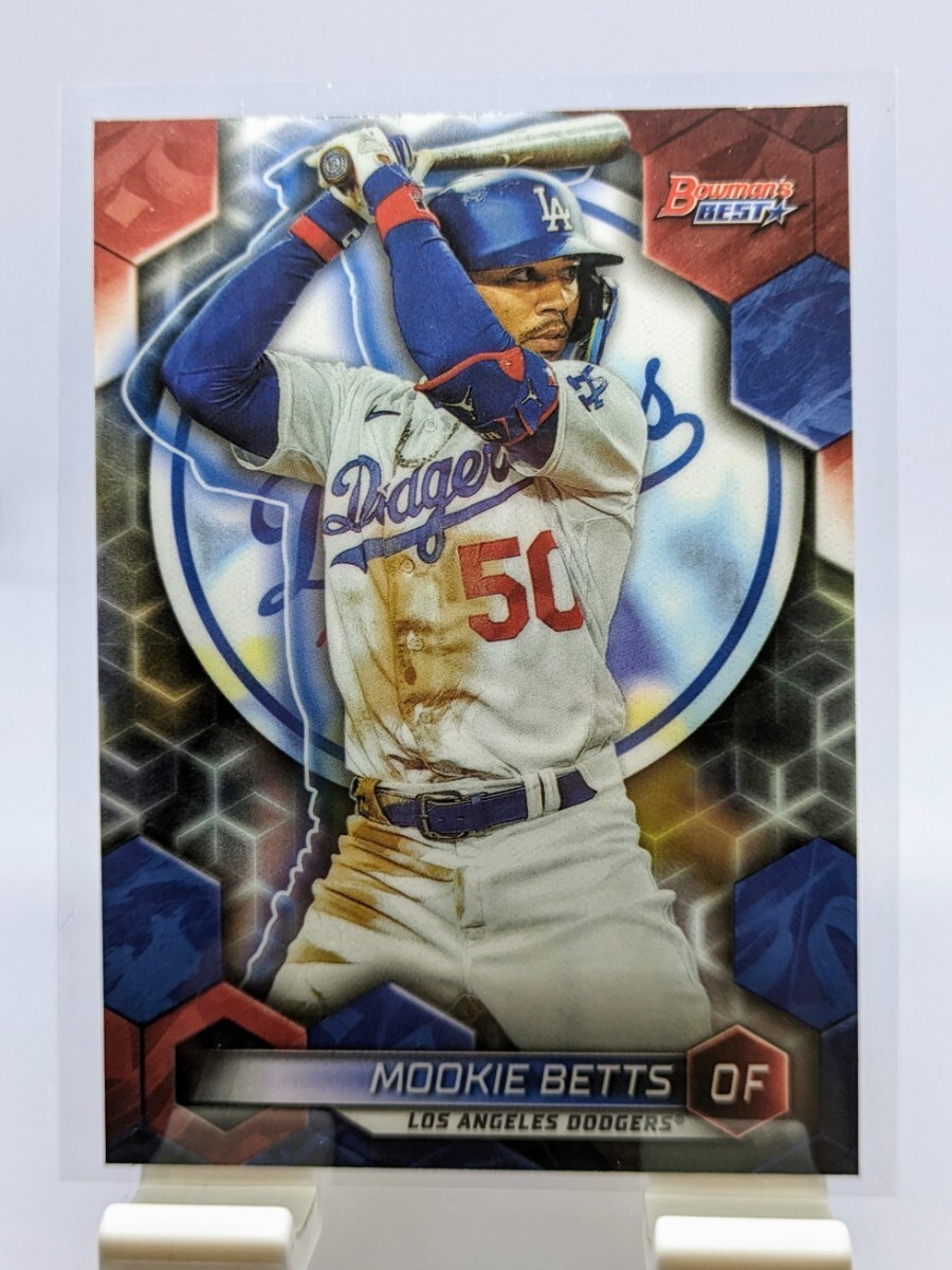 【1円スタート】MOOKIE BETTS - 2023 Topps Bowman’s Best #52 / Los Angeles Dodgers ドジャース ムーキー・ベッツ_画像1