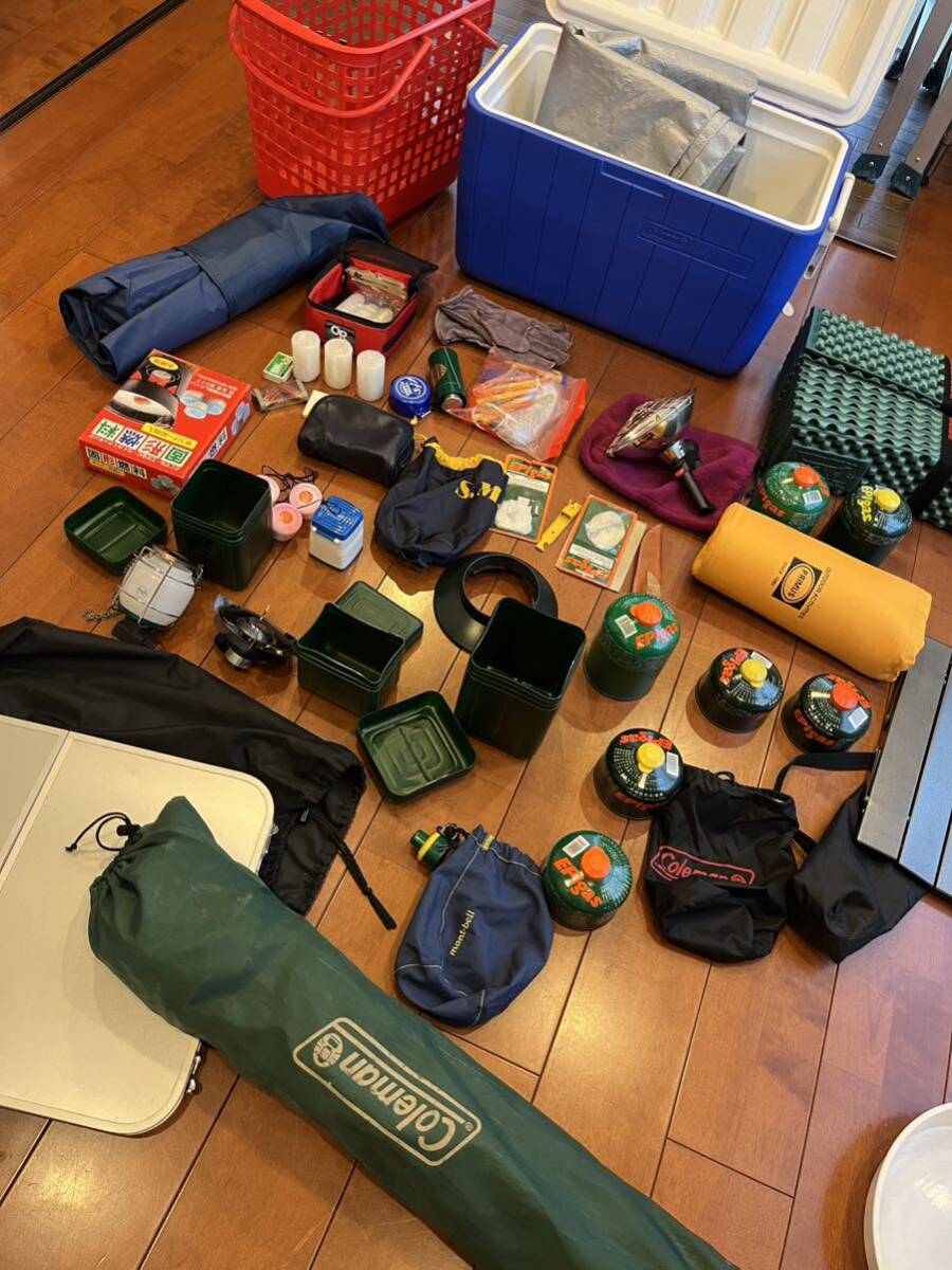* rare camp supplies various all sorts together 