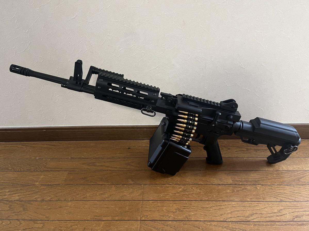 Golden Eagle 電動ガン FIGHTLITE MCR M4ベース ライトマシンガン_画像1