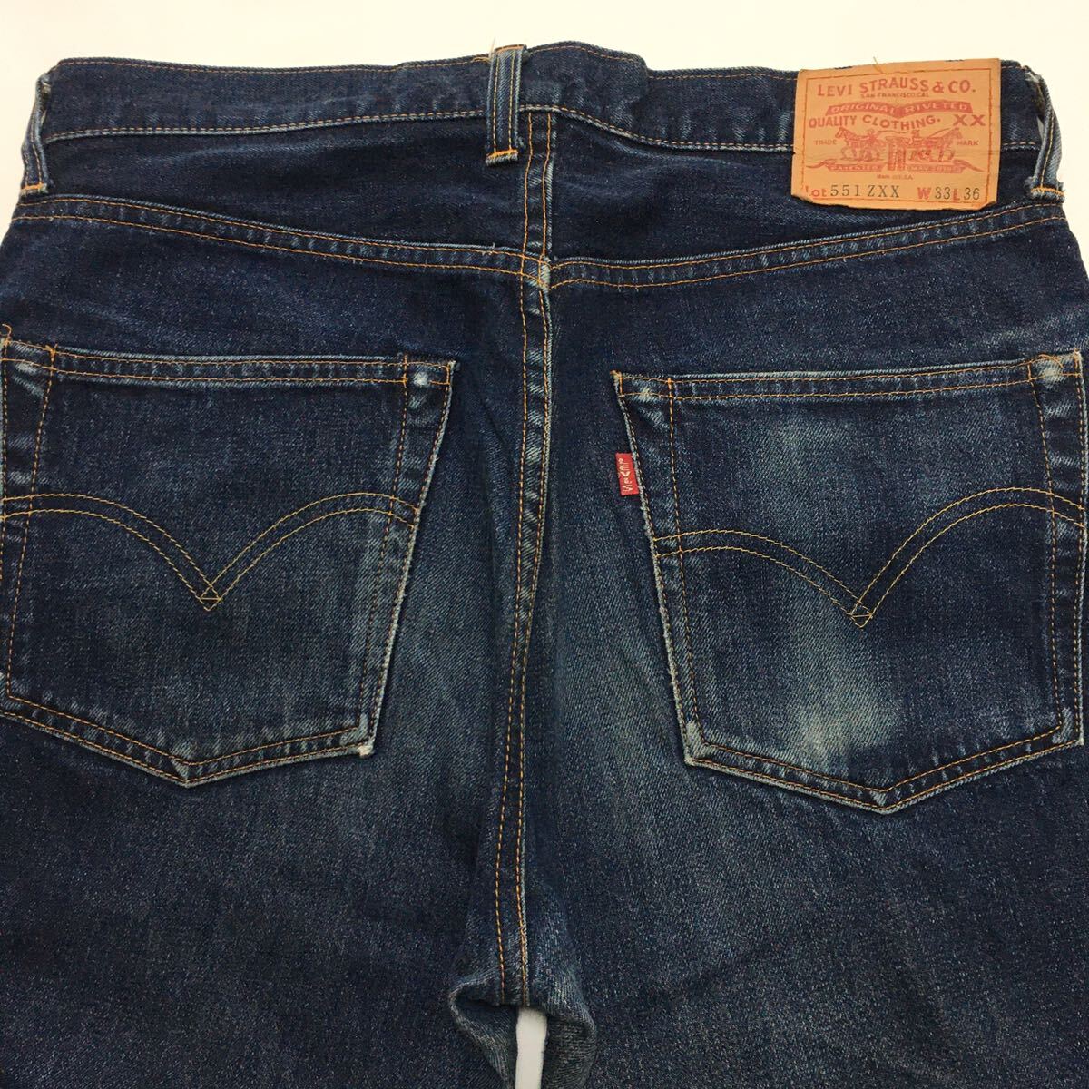 米国製Levis リーバイス５５１ＺＸＸバレンシア製33デニムパンツ赤耳BIGEメンズジーンズジーパン廃盤限定☆501XXや66モデル好きにも_画像5