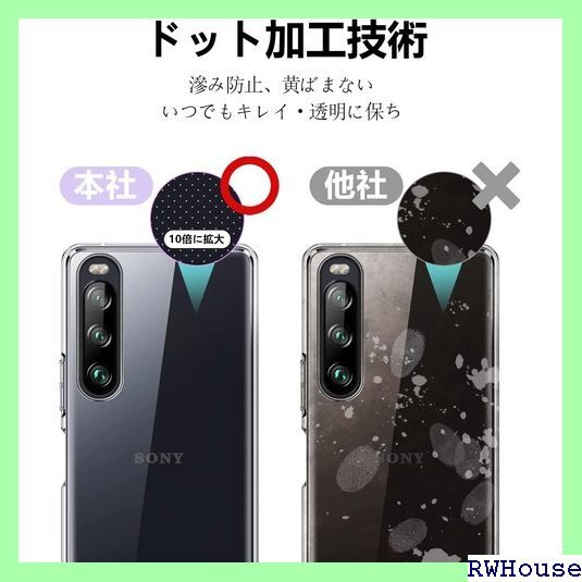 Xperia 10 II ケース クリア SO-41A TPU 軽量 ストラップホール付き 全面の保護 クリア 439