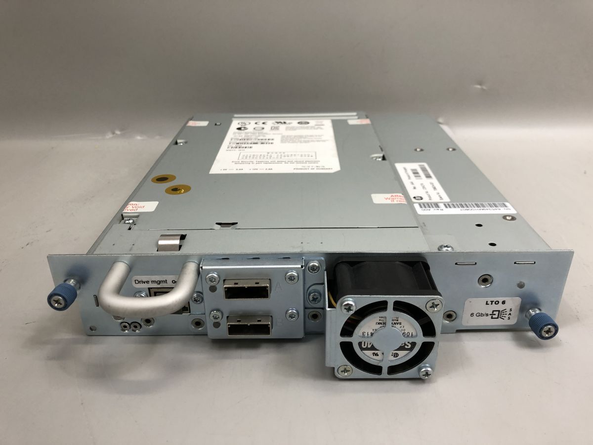 HP LTO6 tape device BRSLA-1204-DC AQ288D#103 operation verification ending 