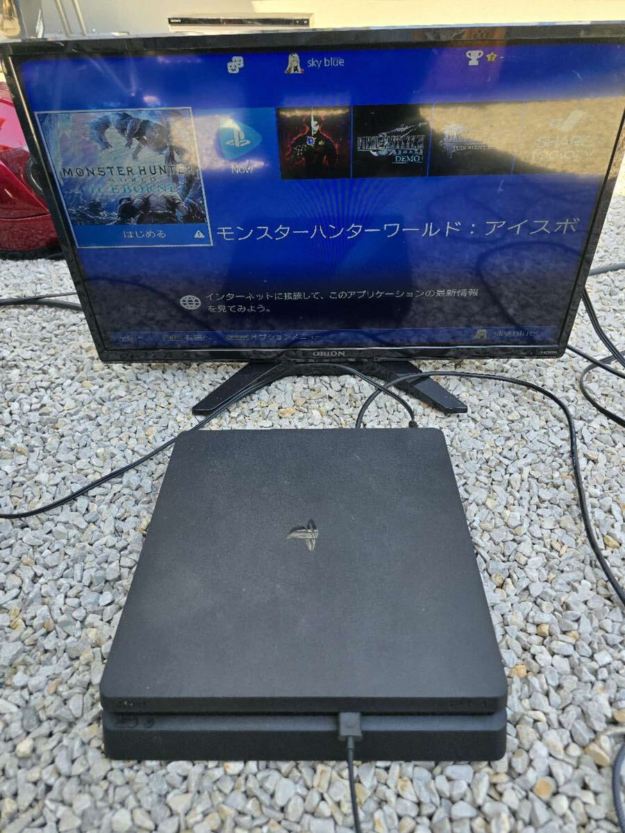 ジャンク PlayStation4 CUH-2100A ジェット・ブラック (1.0)_画像1