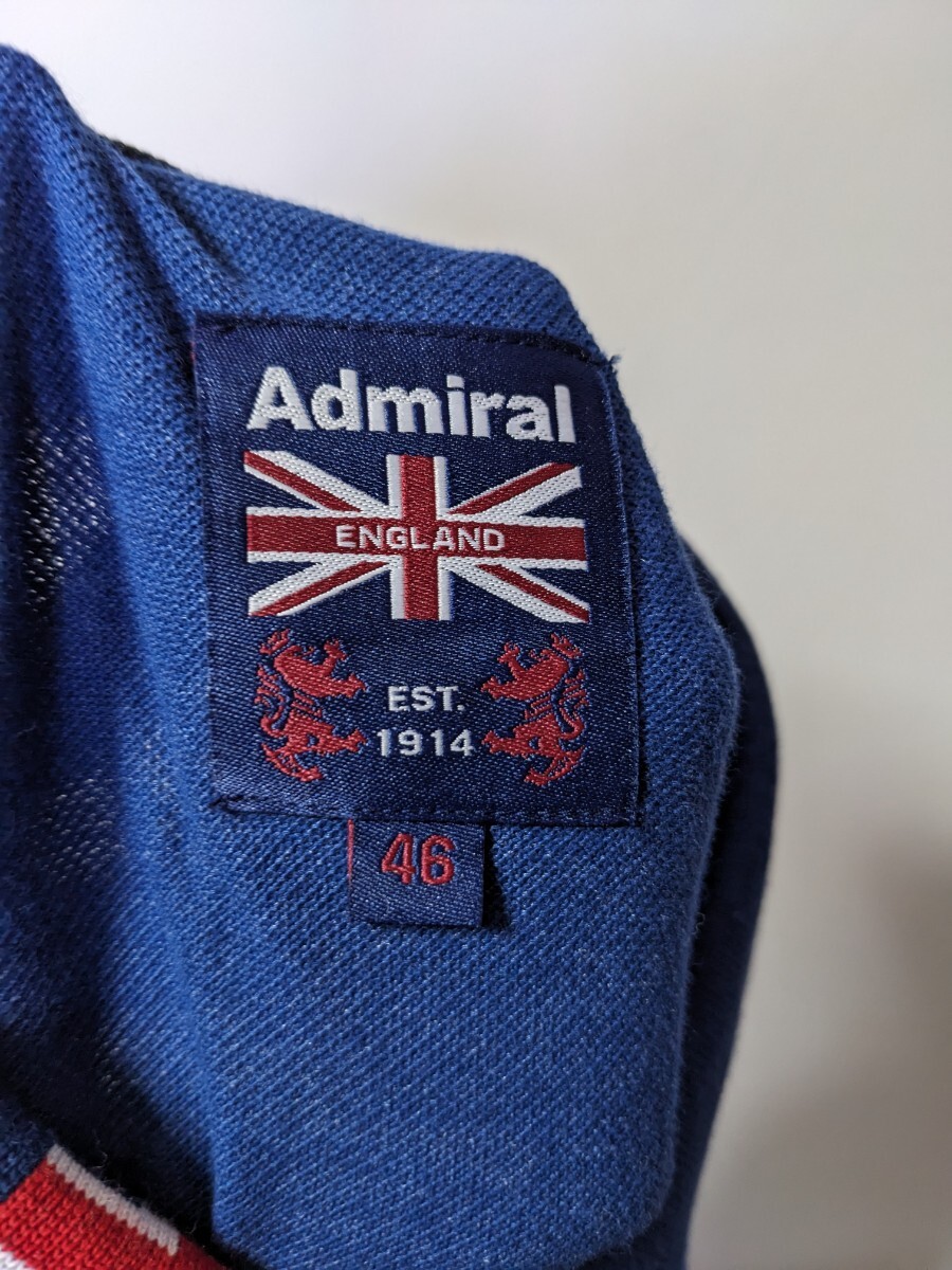 Admiral　アドミラル　ENGLAND 46サイズ　ポロシャツ　日本製　半袖ポロシャツ　ポロシャツ　ゴルフウェア　半袖_画像7