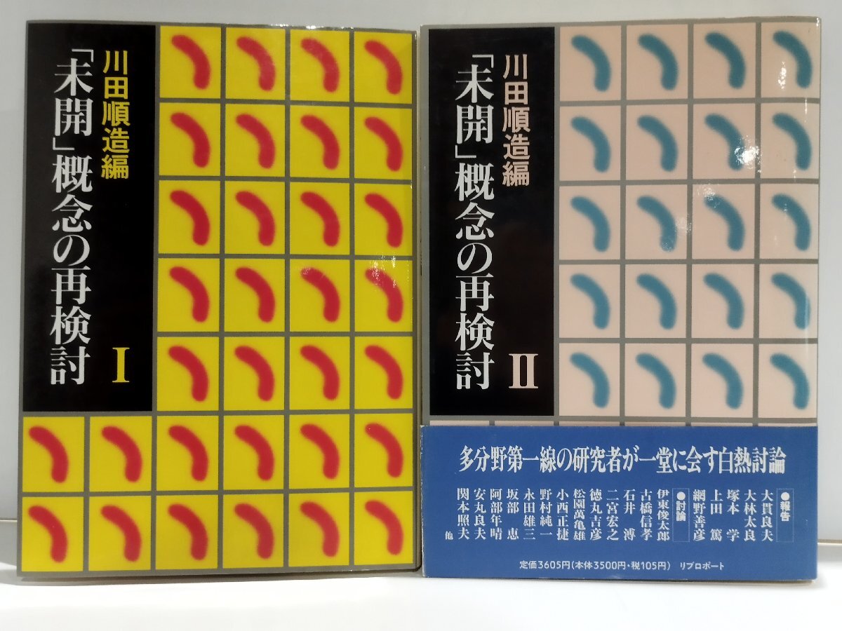 【まとめ/2冊セット】「未開」概念の再検討 Ⅰ/Ⅱ 1/2　川田順造　リプロポート【ac03p】_画像2