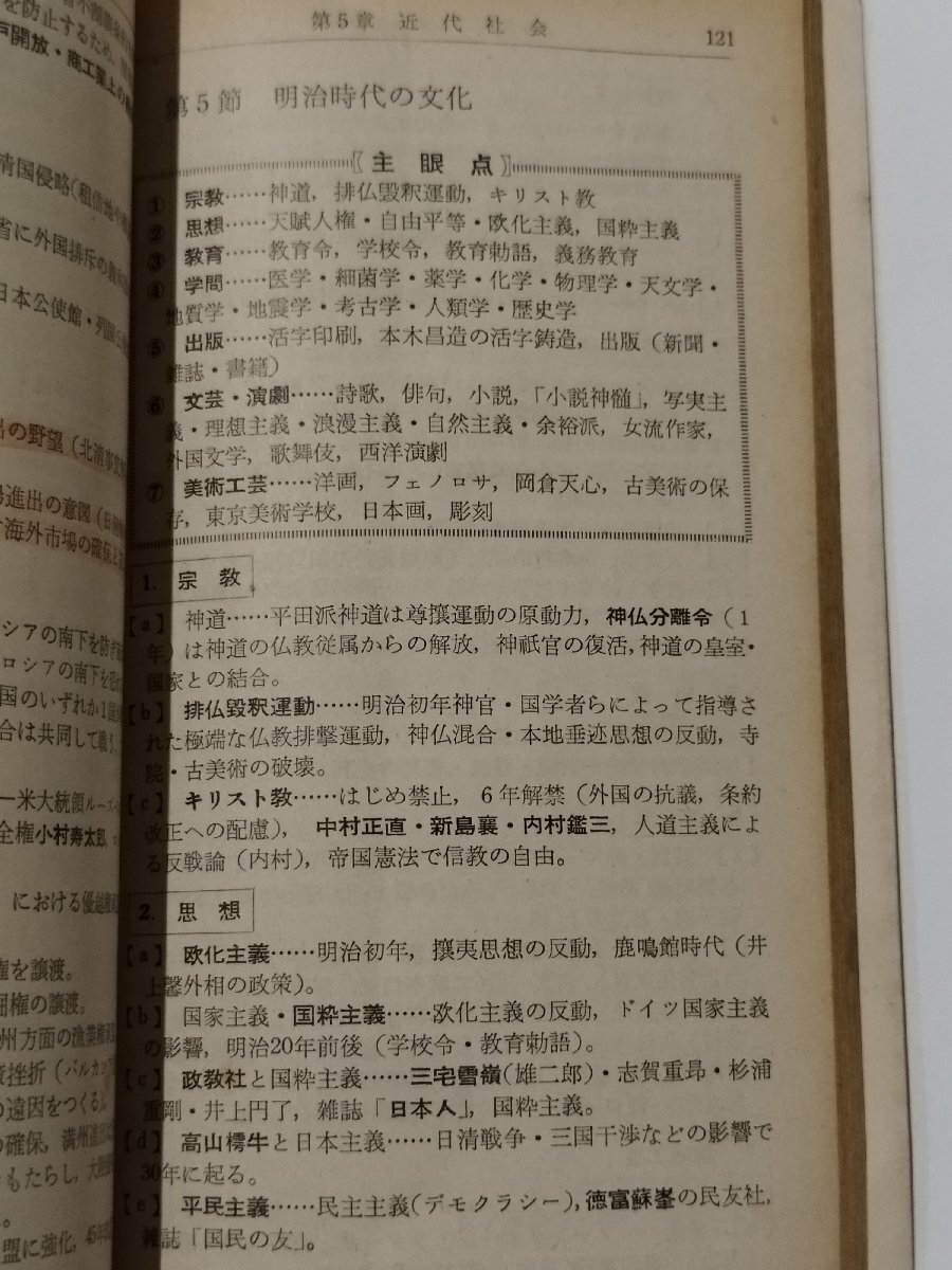 【希少】大学入試要点叢書11 日本史の要点 34年版　旺文社編【ac02k】_画像5