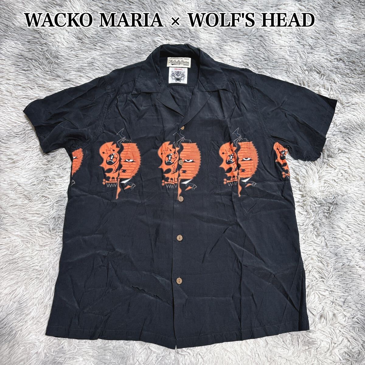 状態良 WACKO MARIA × WOLF'S HEAD ワコマリア ウルフズヘッド 状態良 WACKO MARIA × WOLF'S HEAD ワコマリア ウルフズヘッド