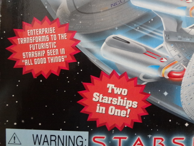  not yet exhibition *Playmates StarTrek TRANSWARPING NCC-1701D Future enta- prize 2 type model tsukda hobby import version Star Trek 