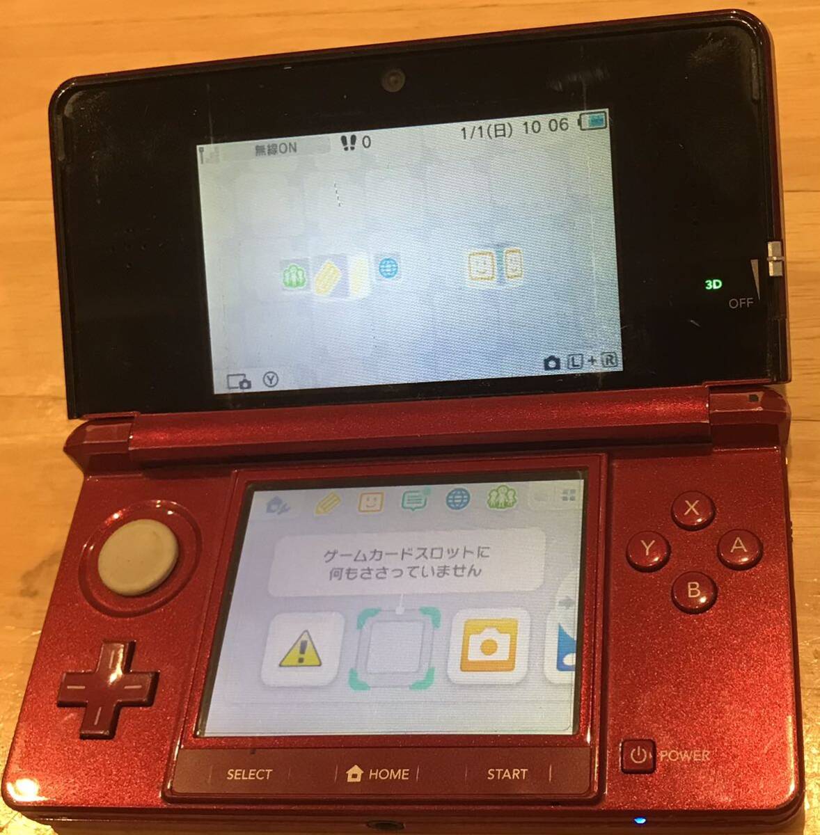 【動作確認済み】ニンテンドー3DS　ニンテンドー　任天堂　レッド_画像1