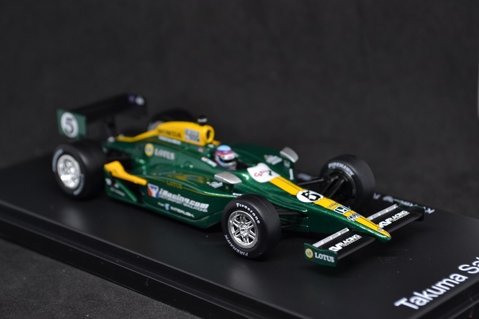 GREENLiGHT 1/43 INDYCAR KV Racing Technology #5 Rd.16 TWIN RING MOTEGI 2010 グリーンライト 佐藤 琢磨 もてぎ HONDA LOTUS ホンダ_画像6