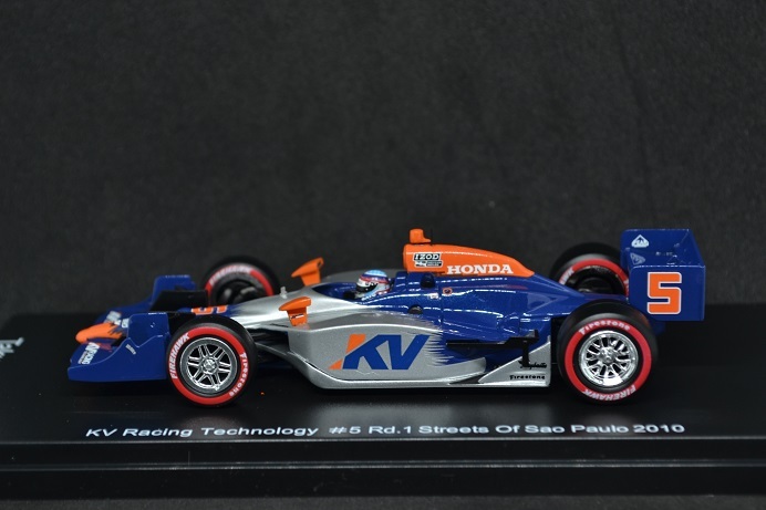 GREENLiGHT 1/43 INDYCAR KV Racing Technology #5 Rd.1 Streets Of Sao Paulo 2010 グリーンライト 佐藤 琢磨 サンパウロ HONDA ホンダ_画像2