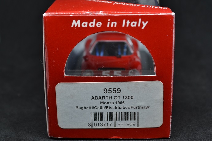 BEST MODEL 1/43 ABARTH OT 1300 Monza 1966 Baghetti / Cella / Fischhaber / Furtmayr ベストモデル アバルト モンツァ_画像8