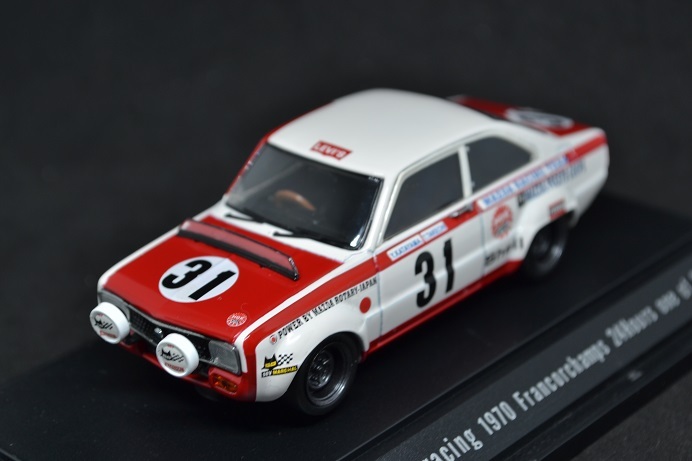 EBBRO 1/43 MAZDA ROTARY COUPE RACING 1970 FRANCORCHAMPS 24HOURS エブロ MMP マツダ ロータリークーペ スパ 24時間_画像1