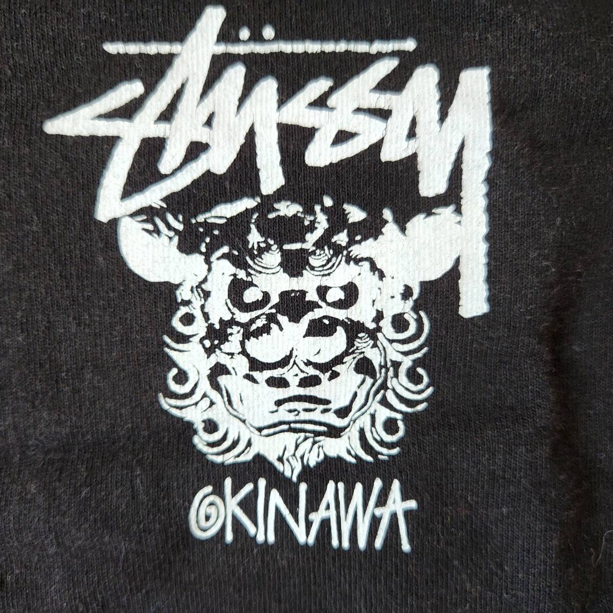 STUSSY　ステューシー　沖縄限定　Tシャツ　サイズM　黒_画像1