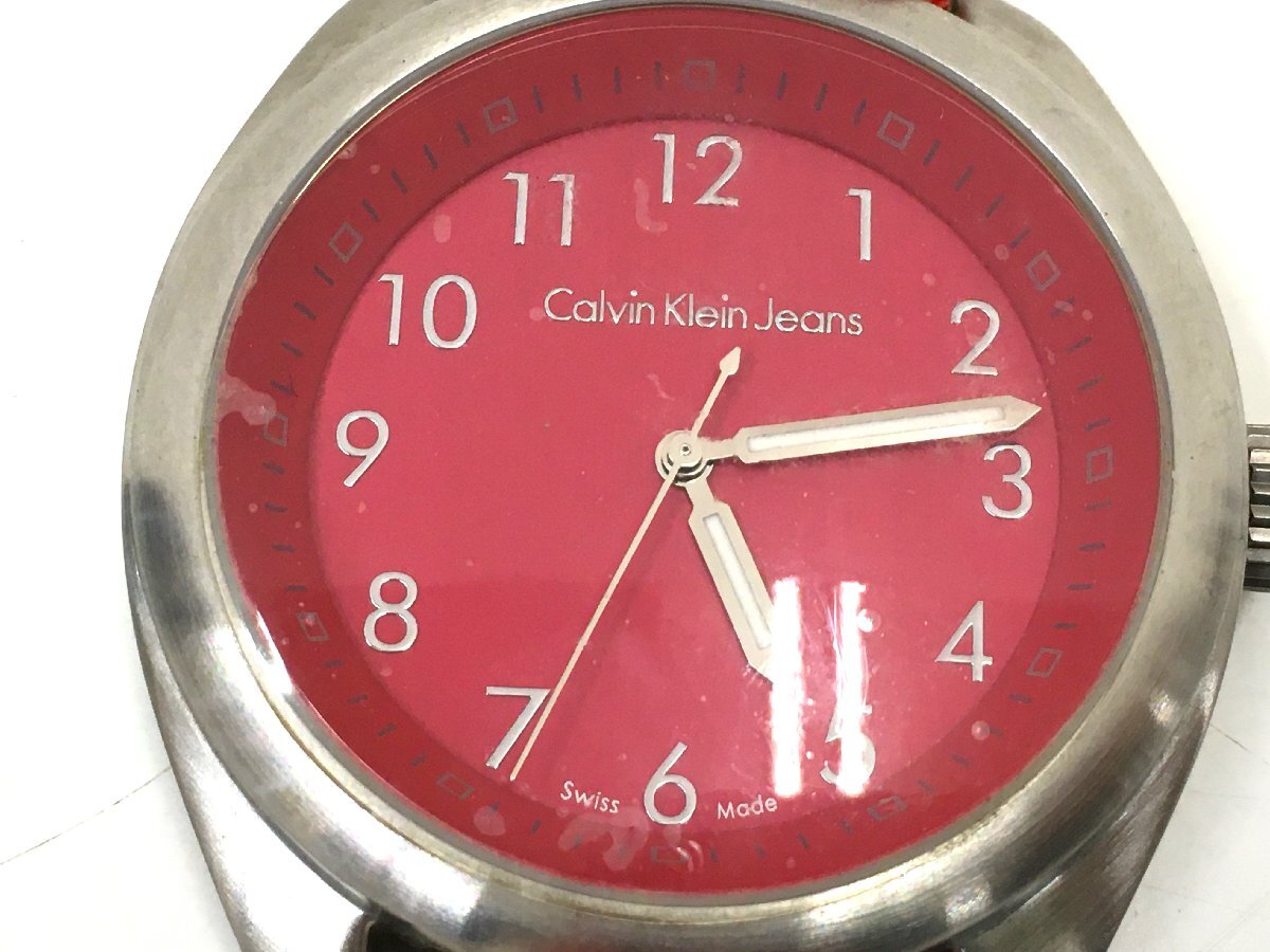 ^ 2 . магазин ^[ текущее состояние товар ]U5-49 Calvin Klein Jeans Calvin Klein джинсы мужские наручные часы K58111 неподвижный товар 