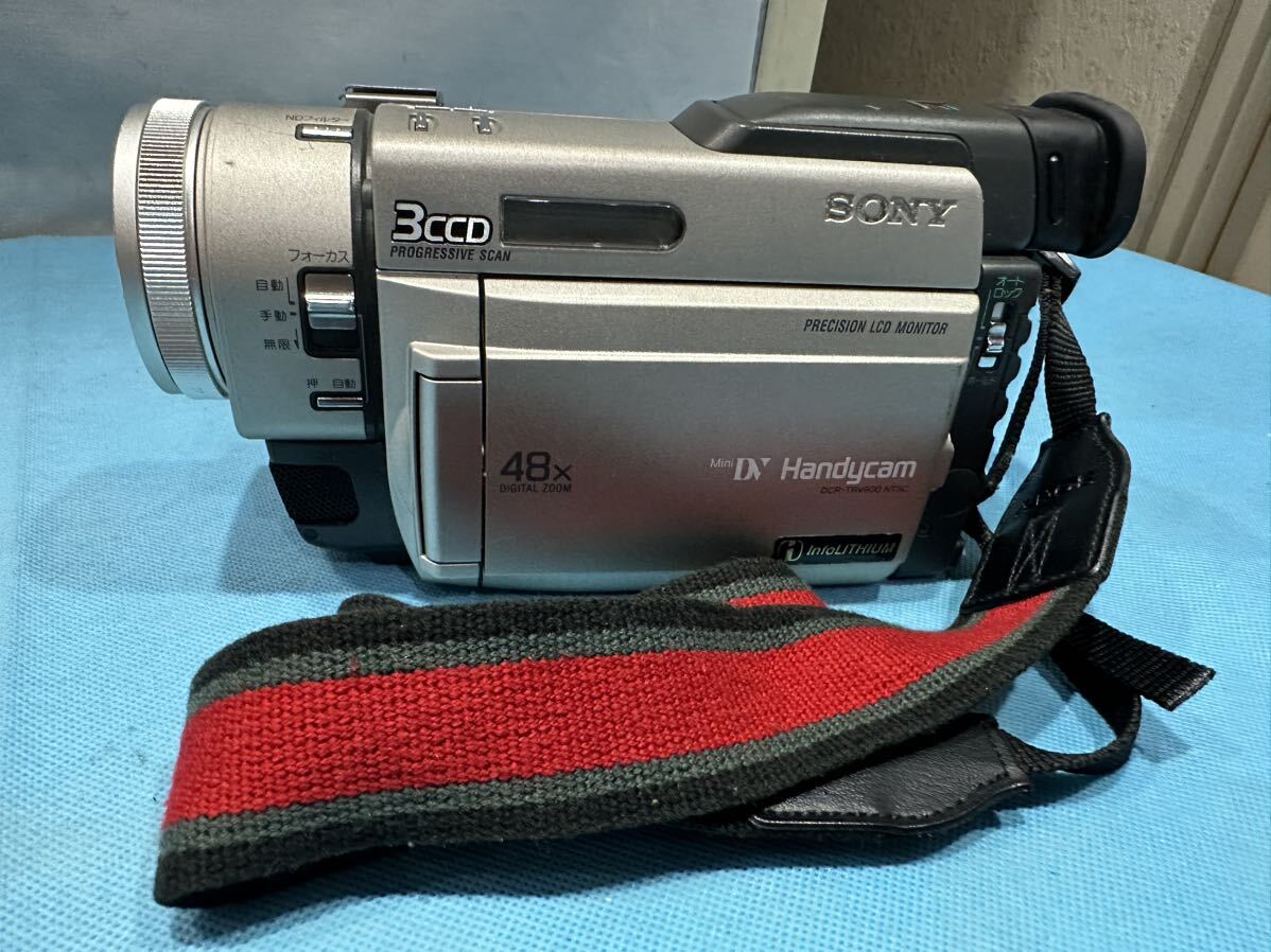 SONY ソニー DCR-TRV900 NTSC レコーダー デジタルビデオカメラ miniDVムービー ミニDVカム 再生のみ確認済み_画像1